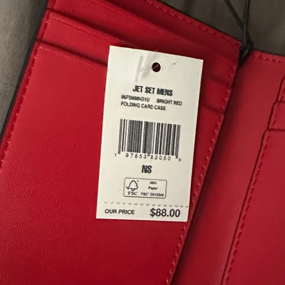 Michael Kors Black and Red Phone Case
